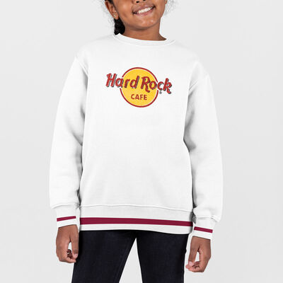 Hard Rock Youth Chenille Stitch Logo Longsleeve Tee