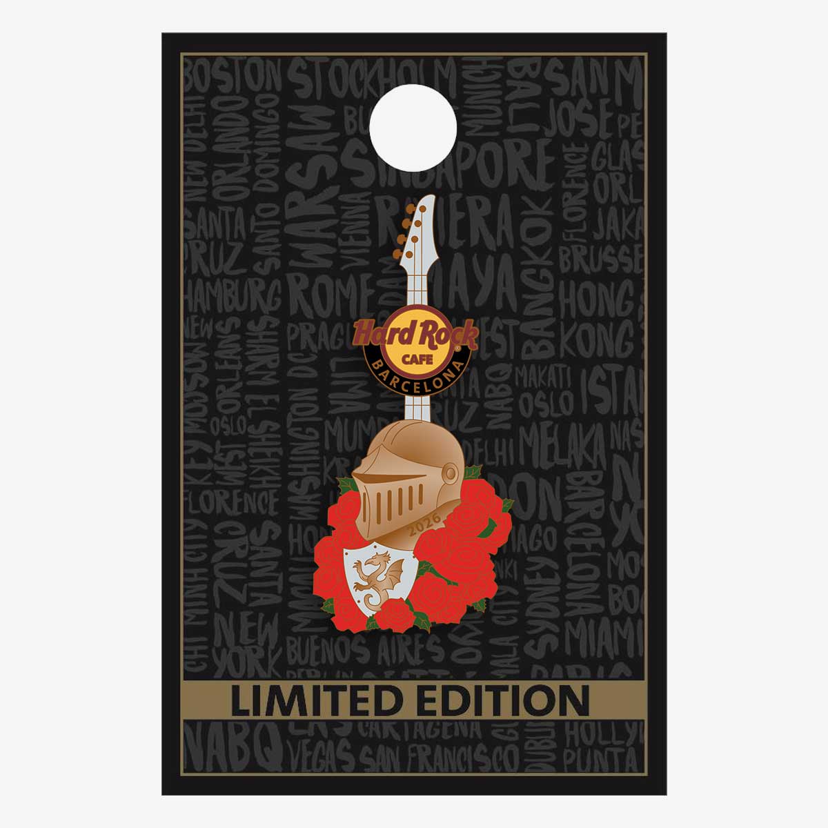 Limited Edition Barcelona St. Jordi Pin image number 2